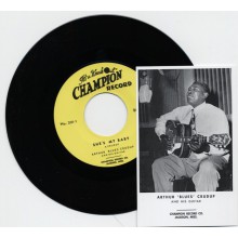 ARTHUR 'BLUES' CRUDUP "She's My Baby/ The Moon Is Rising" 7"