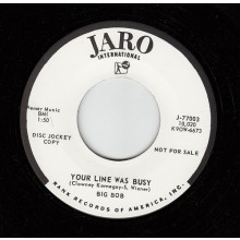 BIG BOB "YOUR LINE WAS BUSY / WHAT AM I" 7"