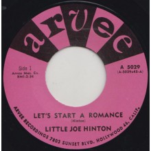 LITTLE JOE HINTON "LETS START A ROMANCE / YOUR KIND OF LOVE" 7"