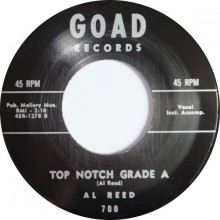 RAY JOHNSON "SHAKE A LITTLE BIT" / AL REED "TOP NOTCH GRADE A" 7"