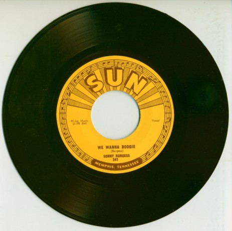 SONNY BURGESS "RED HEADED WOMAN / WE WANNA BOOGIE" 7"