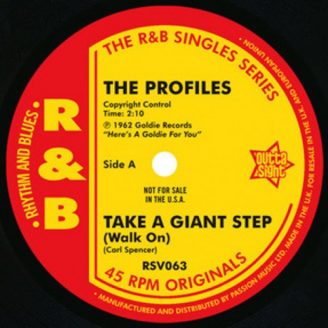 PROFILES "Take A Giant Step" / JOHNNY APPALACHIAN "Up In Smoke" 7"