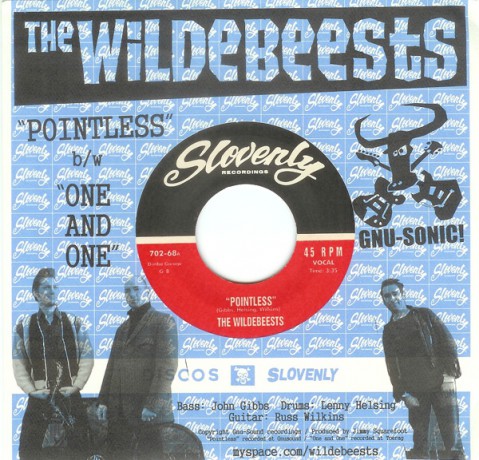 WILDEBEESTS "POINTLESS/ ONE AND ONE" 7"