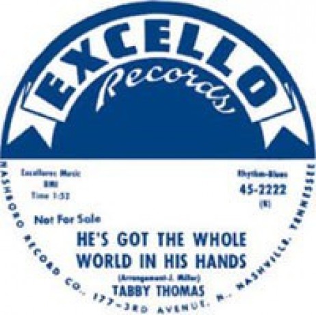 TABBY THOMAS "POPEYE TRAIN / He's Got The Whole World In His Hands" 7"