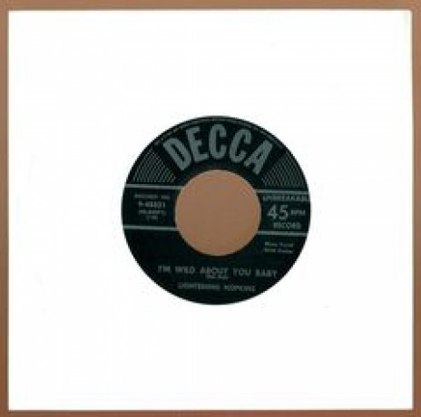 LIGHTNIN' HOPKINS I'M WILD ABOUT YOU / BAD THINGS" 7"