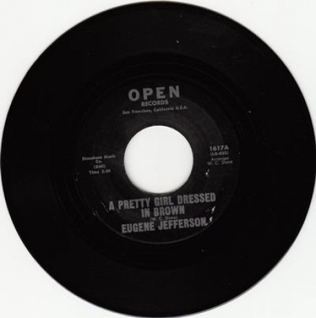 EUGENE JEFFERSON "A PRETTY GIRL DRESSED IN BROWN/High Pressure Blues" 7"