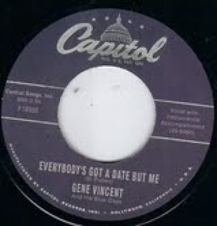 GENE VINCENT & HIS BLUE CAPS "Everybody Got A Date But Me" / WANDA JACKSON "Fallin'" 7"