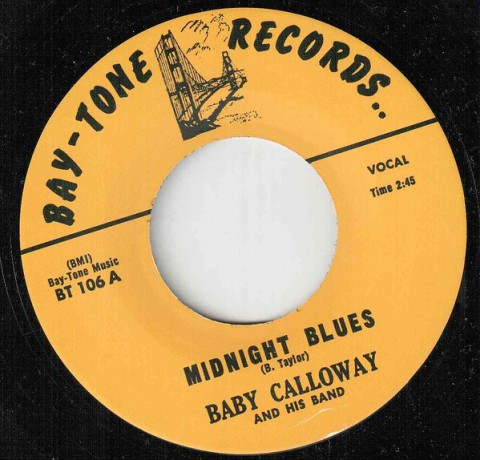 BIG MAMA THORNTON "YOU DID ME WRONG" / BABY CALLOWAY "MIDNIGHT BLUES" 7"