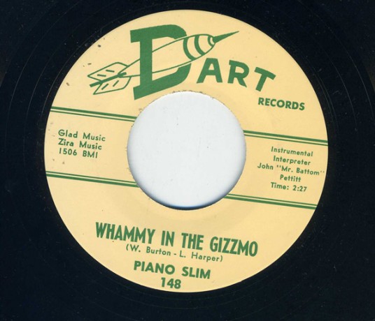 PIANO SLIM "WHAMMY IN THE GIZZMO / SQUEEZING" 7"