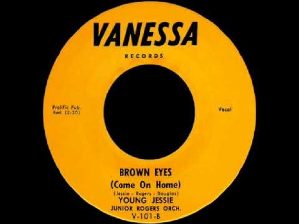 YOUNG JESSIE "MAKE ME FEEL A LITTLE GOOD / BROWN EYES" 7"