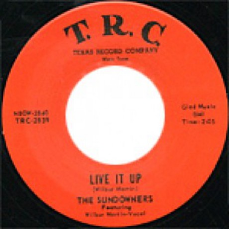 SUNDOWNERS "LIVE IT UP" 7"