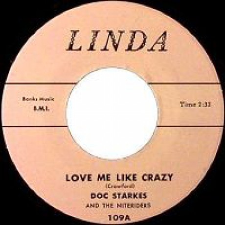 DOC STARKES "LOVE ME LIKE CRAZY/ ROCKIN’ TO SCHOOL" 7"