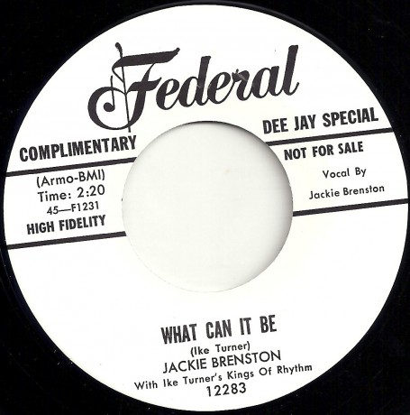 JACKIE BRENSTON "GONNA WAIT FOR MY CHANCE / WHAT CAN IT BE" 7"