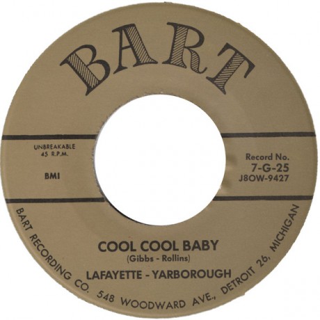 Lafayette Yarborough ‎"Cool Cool Baby/Livin' Doll" 7"