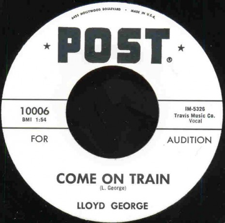 LLOYD GEORGE "COME ON TRAIN/ FROG HUNT" 7"