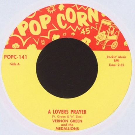 VERNON GREEN & THE MEDALLIONS "A Lover's Prayer/ Shedding Tears For You" 7"