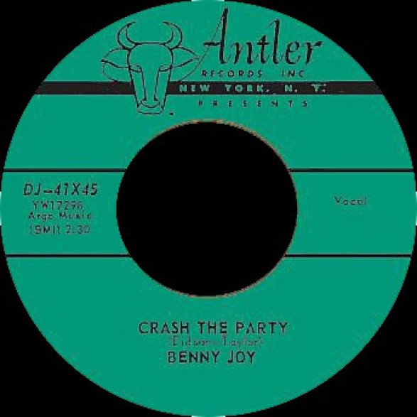 BENNY JOY "LITTLE RED BOOK / CRASH THE PARTY" 7"