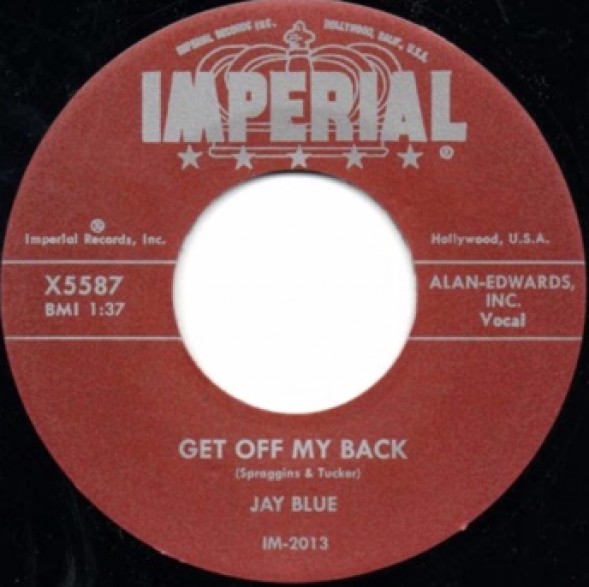 JAY BLUE "Get Off My Back / The Coolest" 7"