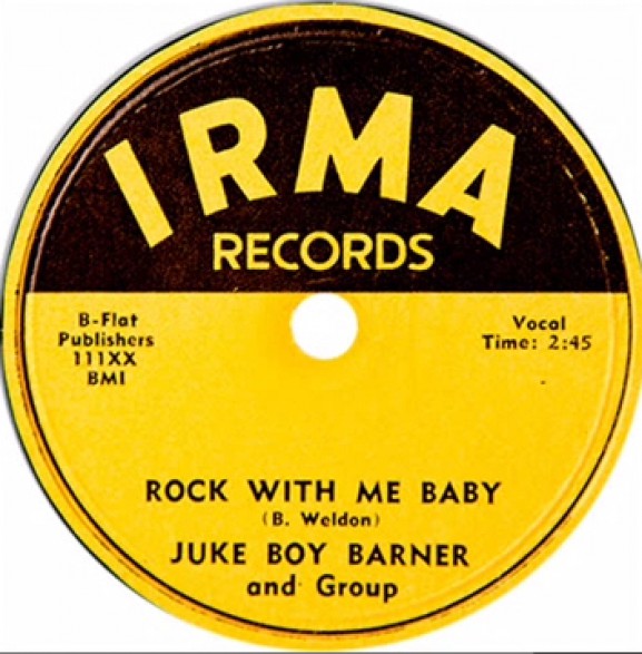 JUKE BOY BARNER "ROCK WITH ME BABY/WELL BABY" 7"