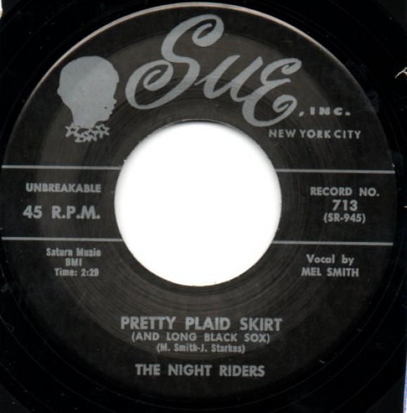 NIGHT RIDERS "PRETTY PLAID SKIRT/I'll Never Change" 7"