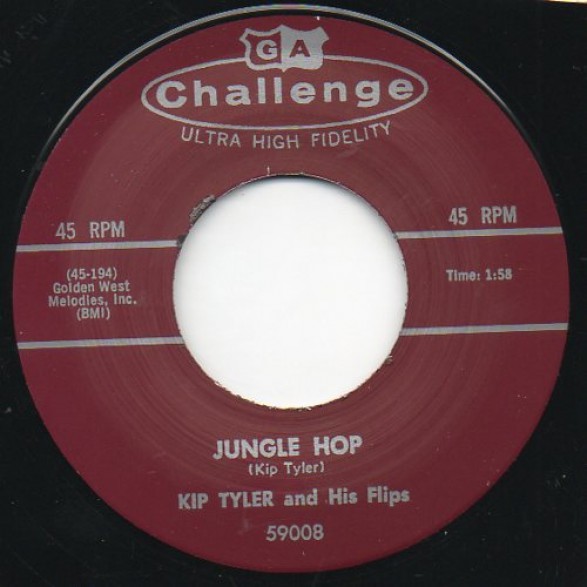 KIP TYLER "JUNGLE HOP / OOH YEAH BABY" 7"