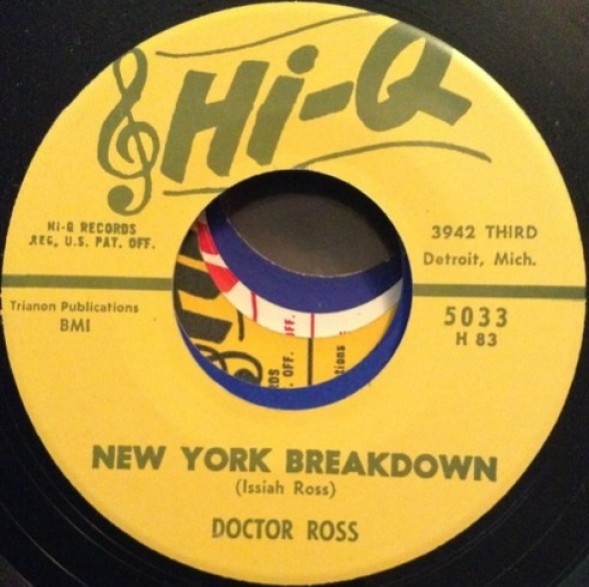 DOCTOR ROSS "CALL THE DOCTOR/NEW YORK BREAKDOWN" 7"