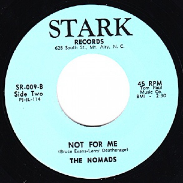 NOMADS "NOT FOR ME / HOW MANY TIMES" 7"