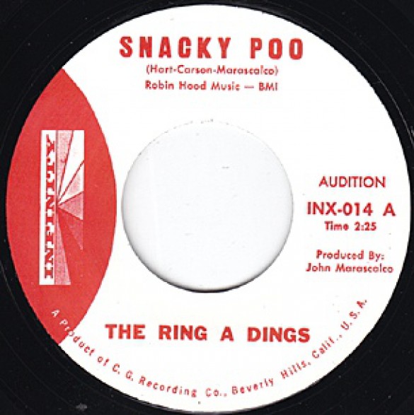 RING A DINGS "SNACKY POO PTS 1 & 2" 7"