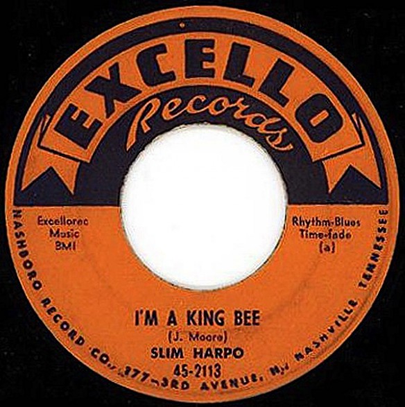 SLIM HARPO "I GOT LOVE IF YOU WANT IT / I'M A KING BEE" 7"