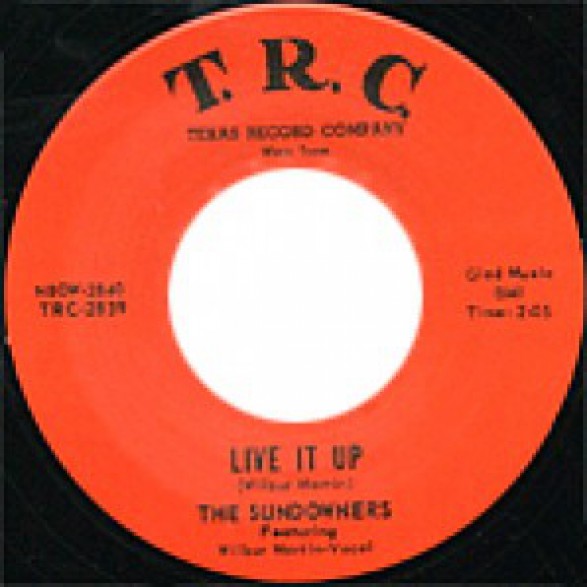 SUNDOWNERS "LIVE IT UP" 7"