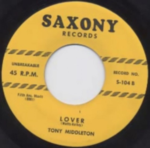 TONY MIDDLETON "LOVER" / LOUIS PAYNE ORCHESTRA "THAT'S ALL RIGHT WITH ME" 7"