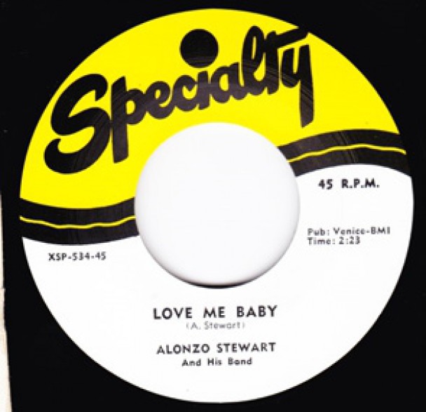 ALONZO STEWART "LOVE ME BABY /  GOIN’ BACK HOME" 7"