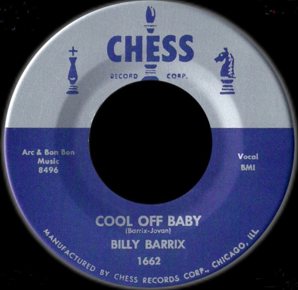Billy Barrix "Cool Off Baby / Almost" 7"