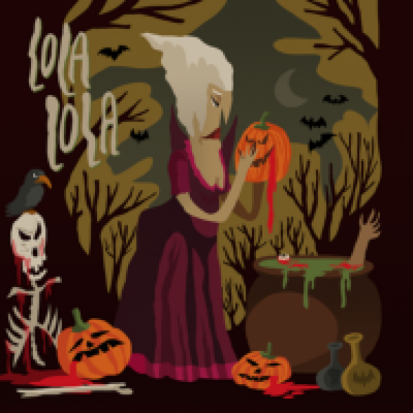 LOLA LOLA "Little Witch / The Monster Of The Wildsee Forest" 7"