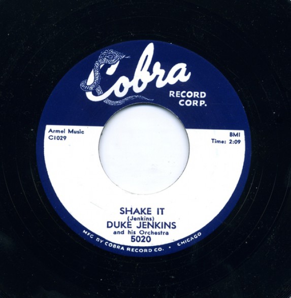 DUKE JENKINS "THE DUKE WALKS / SHAKE IT" 7"