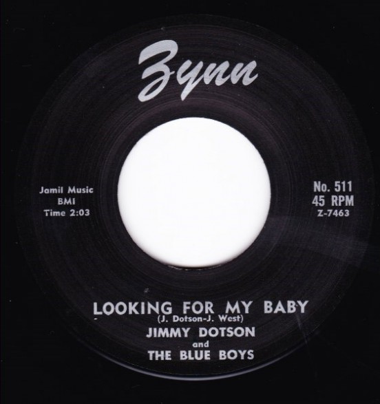 JIMMY DOTSON "LOOKING FOR MY BABY / I WANA KNOW" 7"