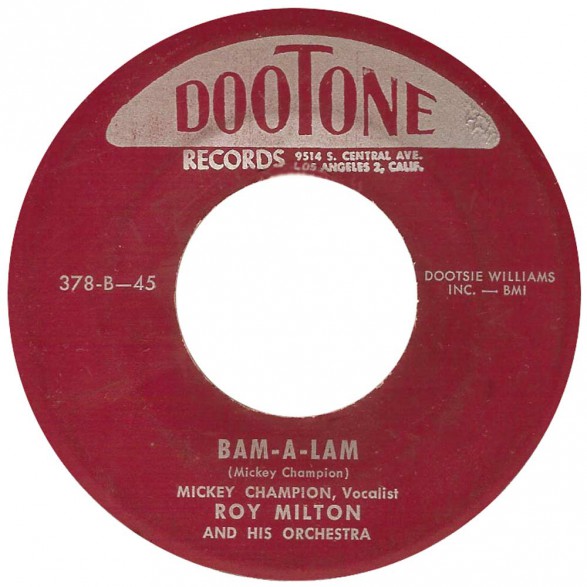 MICKIE CHAMPION "BAM-A-LAM / I’M A WOMAN" 7"