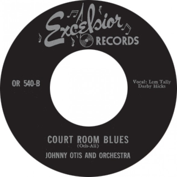 FOUR BLUEBIRDS "MY BABY DONE TOLD ME" / JOHNNY OTIS "COURT ROOM BLUES" 7"