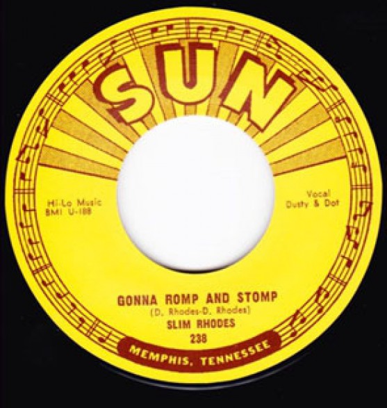 SLIM RHODES "GONNA ROMP AND STOMP / BAD GIRL" 7"