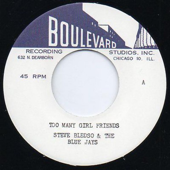 STEVE BLEDSOE & THE BLUE JAYS "Smooth Operator / Too Many Girl Friends" 7"