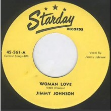 JIMMY JOHNSON "Woman Love / All Dressed Up" 7"