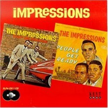 IMPRESSIONS "KEEP ON PUSHING/PEOPLE GET READY" CD