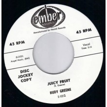RUDY GREENE "JUICY FRUIT/WILD LIFE" 7"