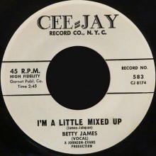 BETTY JAMES "I'M A LITTLE MIXED UP/Help Me To Find My Love" 7"