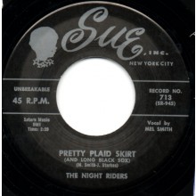 NIGHT RIDERS "PRETTY PLAID SKIRT/I'll Never Change" 7"