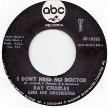 RAY CHARLES "I DON'T NEED NO DOCTOR/Please Say You're Fooling" 7"