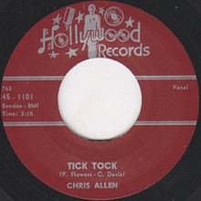 Chris Allen "Tick Tock / Lonely" 7"