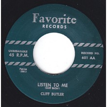 CLIFF BUTLER "LISTEN TO ME/YOU NAME IT" 7"