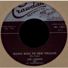 JOE LIGGINS "Going Back to New Orleans" / ELLIS 'SLOW' WALSH "New Orleans Is My Home" 7"