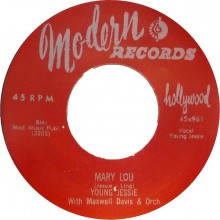 YOUNG JESSIE "MARY LOU / DON'T THINK I WILL 7"